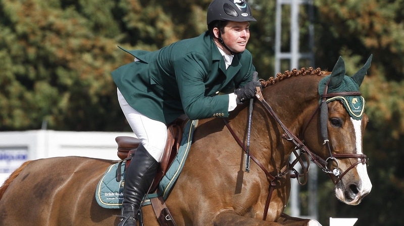 Cian O'Connor was impeded by a steward when approaching the 11th fence of his round in Aachen, Germany