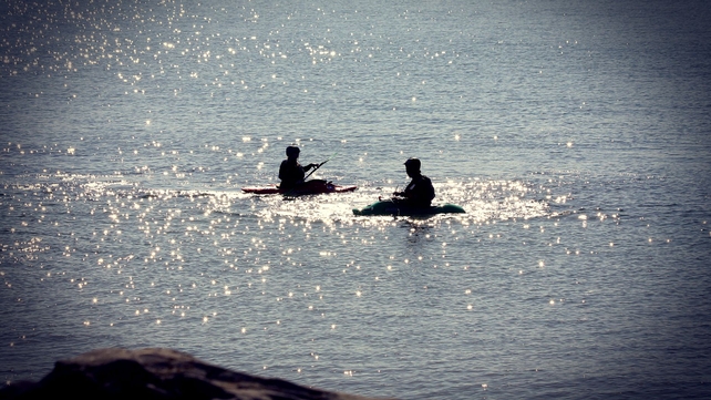 Canoeists in Skerries, Co Dublin (Pic: Bernard Gillespie)