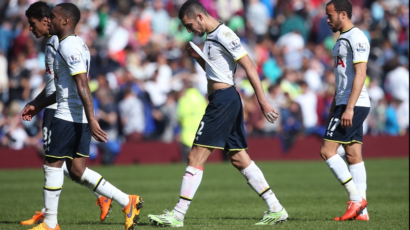 Spurs eventually finished fifth in the table but their Champions League tilt ended long before the final games