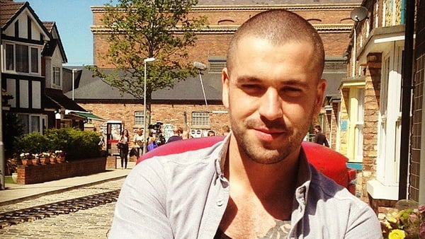 Shayne Ward filmed his first Coronation Street scene in June. Instagram/coronationstreet