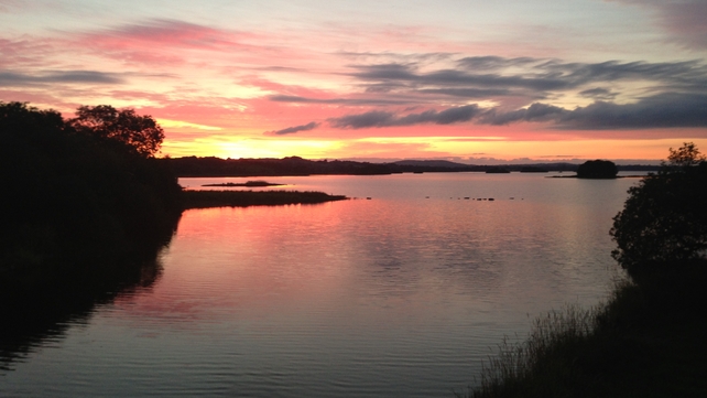 Sunset at Lough Ramor, Co Cavan (Pic: Brigid O'Dwyer)