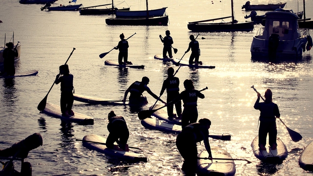 Sailboarders in Skerries, Co Dublin (Pic: Bernard Gillespie)