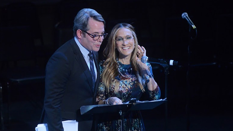 Matthew Broderick and Sarah Jessica Parker at New York's Town Hall Theatre Photos: James Higgins