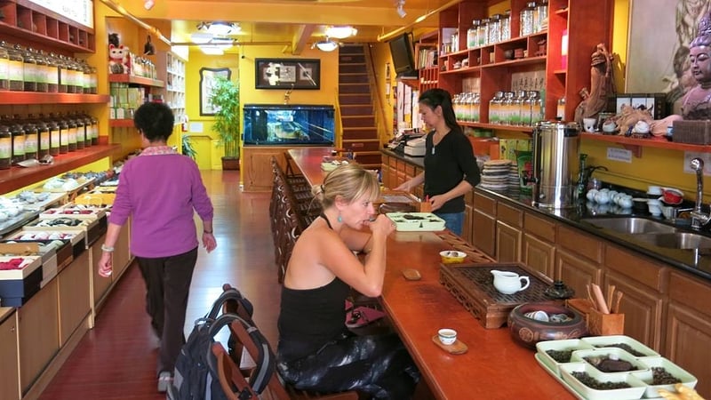 Deirdre Mullins at the Vital Tea Leaf