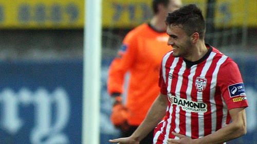 Mark Timlin was on the mark for Derry