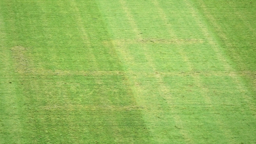 A large swastika was emblazoned on the playing surface at Poljud Stadium using a chemical substance