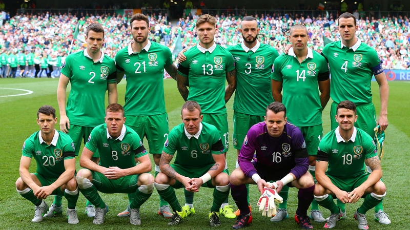 The Republic of Ireland starting XI that drew 1-1 with Scotland in June