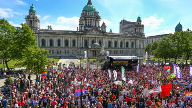 Northern Ireland is the only part of the UK where civil marriage is not allowed for gay couples