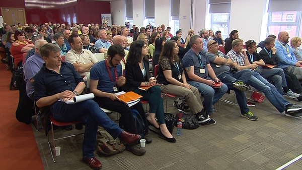 The conference was organised by the Right2Water group of trade unions