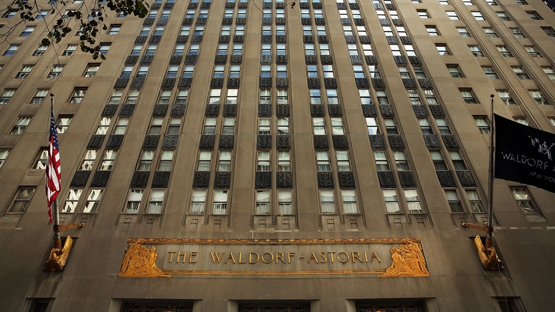 The Waldorf is one of Manhattan's most prestigious hotels