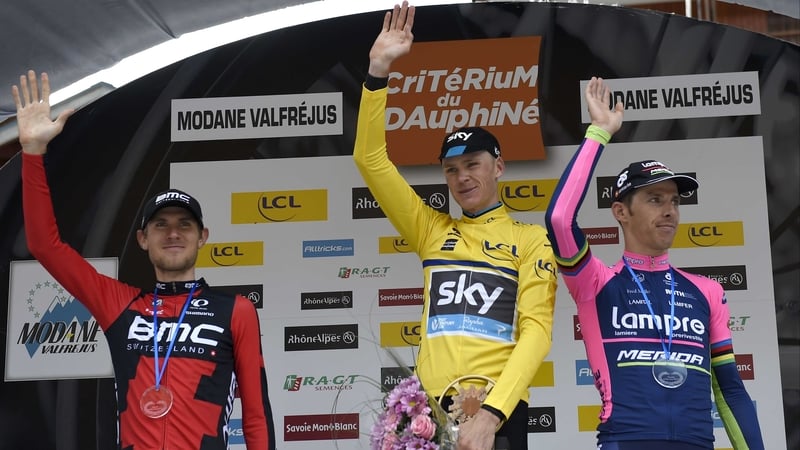 Chris Froome is now a two-time winner of the Criterium du Dauphine, having first triumphed in the race in 2013