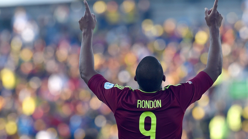 Striker Jose Salomon Rondon scored the only goal of the match