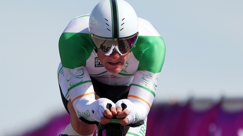 Colin Lynch took silver in he Men's C2 Individual Pursuit