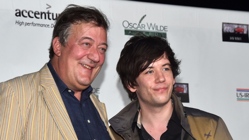 Stephen Fry and Elliot Spencer