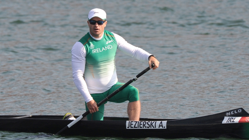 Ireland's Andrzej Jezierski, seen here during the London 2012 Olympics, made the B final of the C1 Canoe Sprint in Baku