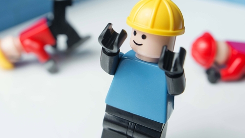 Lego said its sales fell 8% last year