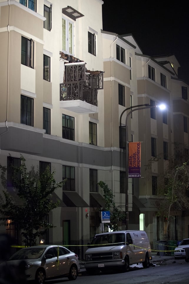 The apartment block is understood to have been built in 2007