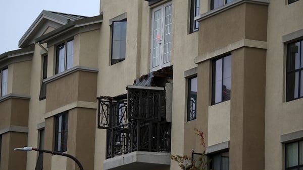 A balcony at the the Library Gardens complex collapsed in June 2015