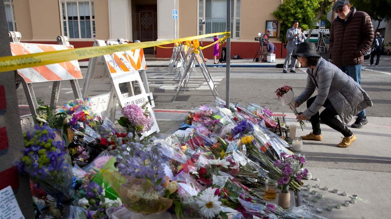 Láthair na tubaiste i mBerkeley inniu