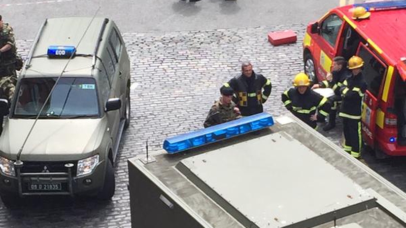 A 'powdery substance' and a note were handed into the GLEN offices (Pic: Cillian O'Grady)