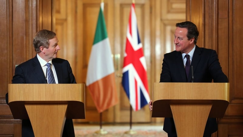 The two leaders discussed the current political deadlock in Northern Ireland, as well as a range of economic issues