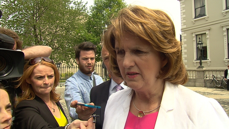 Joan Burton is calling on 'richer' Middle Eastern states to get involved in the peace initiative