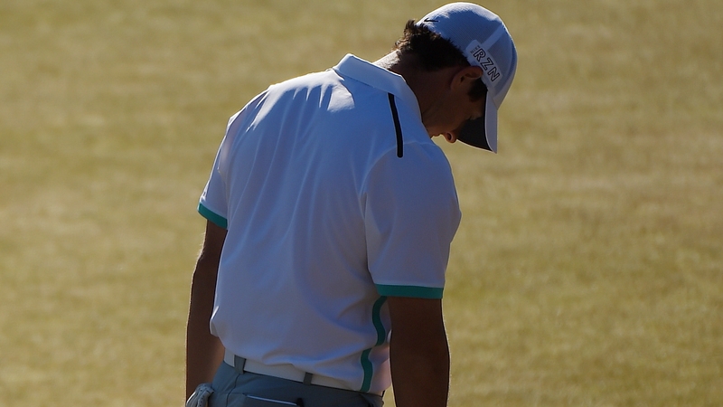 Rory McIlroy made the cut at four over, leaving him nine shots behind the leaders, Jordan Spieth and Patrick Reed