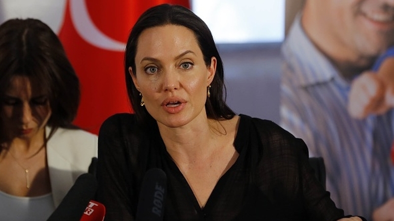 Angelina Jolie visited a refugee camp in southeastern Turkey