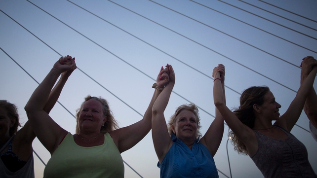 The event was named "Bridge to Peace"