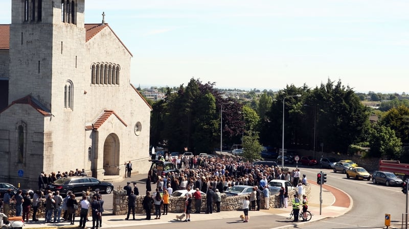 The funeral mass of Eimear Walsh took place at the Church of Our Lady of Perpetual Succour in Foxrock
