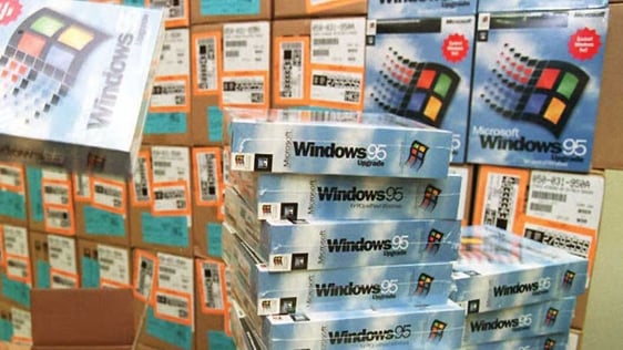 Microsoft Launches Windows 95 Operating System