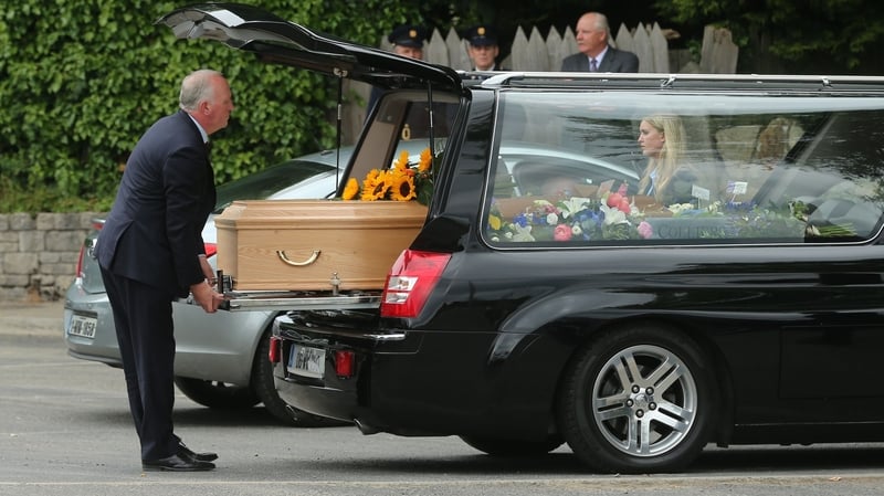 Lorcán Miller's funeral took place at Rathmichael Parish Church in Shankill