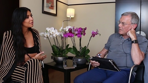 Kardashian West speaking to Martin Sorrell for The Drum