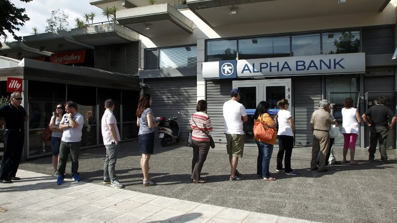 Greek banks to remain closed for a week to prevent a run on deposits