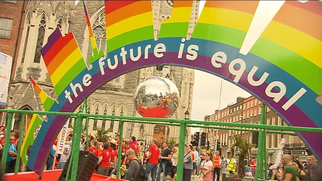 Tens of thousands turned out for today's parade