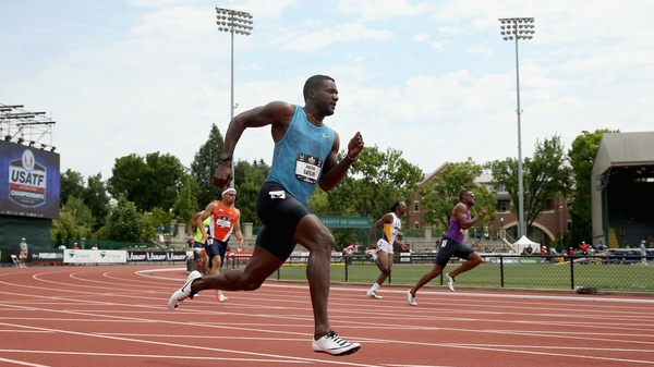 Justin Gatlin is hoping to face Usain Bolt in the 100m and 200m at the World Championships in August