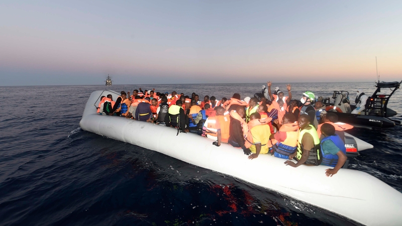 The rescue mission was carried out at around 4am Irish time (Pic: Irish Defence Forces Flickr)