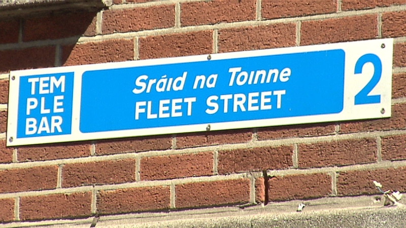 The incident happened at around 8pm on Fleet Street in the city centre