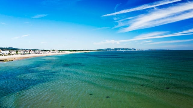 A view from off the coast of Bray, Co Wicklow (Pic: Michael Gissane)