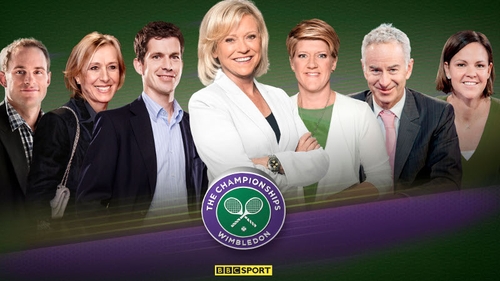 Wimbledon 2015 - Sue Barker and the BBC panel analysts and pundits