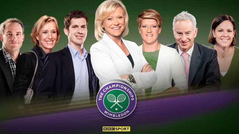 Wimbledon 2015 - Sue Barker and the BBC panel analysts and pundits