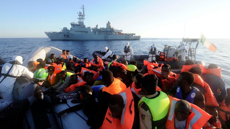 Yesterday nearly 600 were rescued by the Defence Forces (Pic: Irish Defence Forces Flickr)