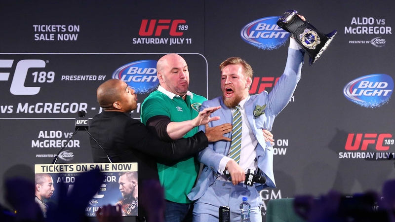 Jose Aldo will not fight Conor McGregor on Saturday week