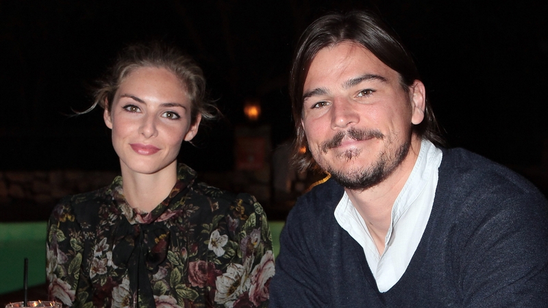 Parents to be: Tamsin Egerton and Josh Hartnett