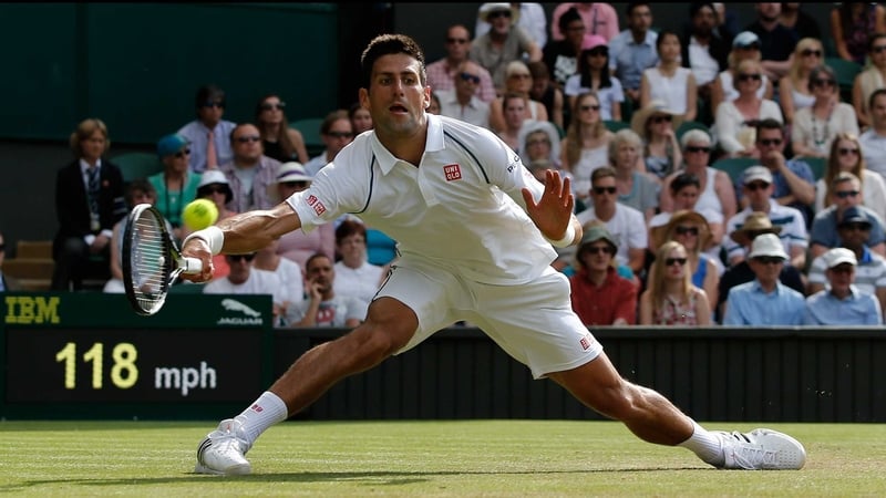 Novak Djokovic has yet to drop a set at the All England Club