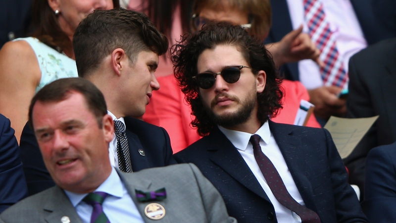 Jack and Kit Harington at Wimbledon