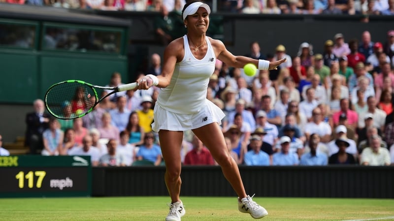 Heather Watson fell just short against Serena Williams