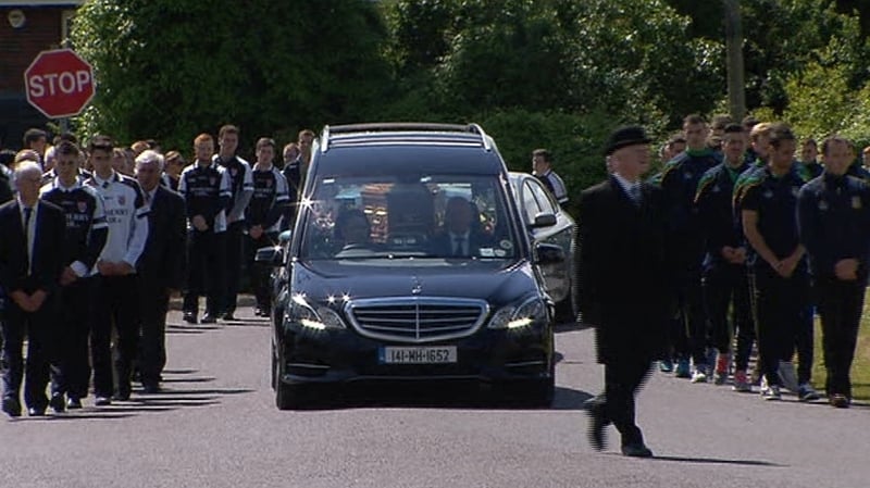 Lorna Carty's funeral was held at the Church of the Assumption in Robinstown in Co Meath