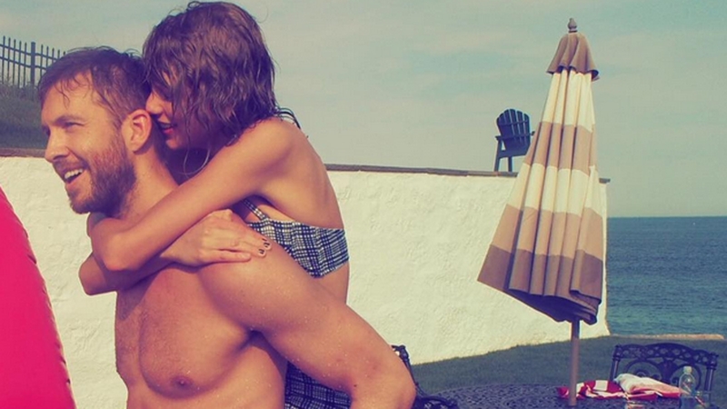 Calvin Harris and Taylor Swift. Instagram/TaylorSwift