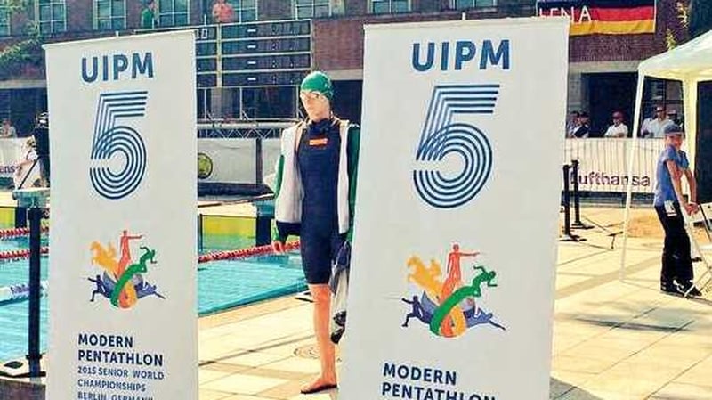 Natalya Coyle prior to the swim event in Berlin